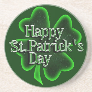 Dessous De Verre En Grès Bonne Saint Patrick's Day