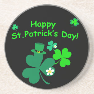 Dessous De Verre En Grès Bonne Saint Patrick's Day