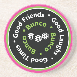 Dessous De Verre En Grès bons amis de bunco