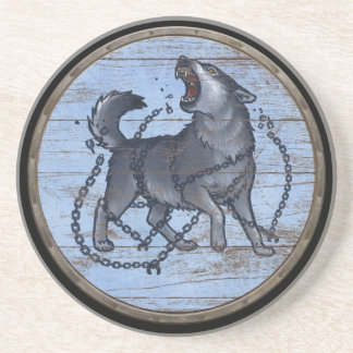 Dessous De Verre En Grès Bouclier de Viking - Fenrir