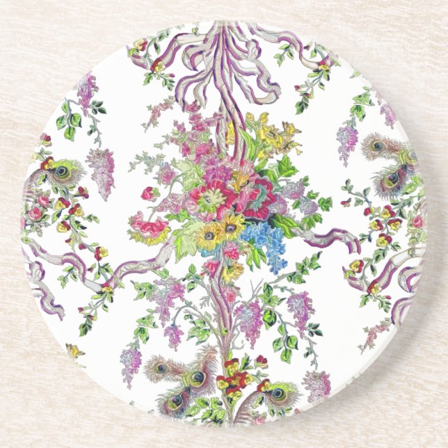 Dessous De Verre En Grès Boudoir de Marie Antoinette (Devant)
