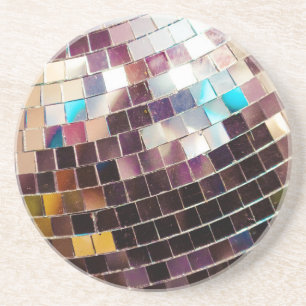 Dessous De Verre En Grès Boule Disco