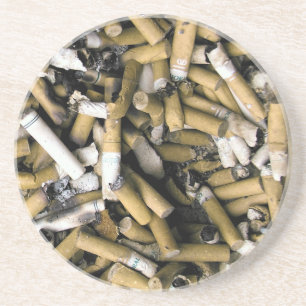 Dessous De Verre En Grès Boutons de cigarette