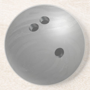 Dessous De Verre En Grès Bowling Ball Grey