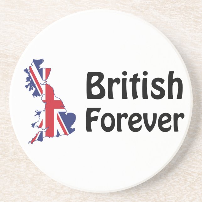Dessous De Verre En Grès British Forever (Devant)