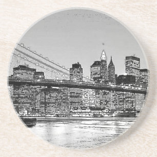 Dessous De Verre En Grès Brooklyn Bridge New York City