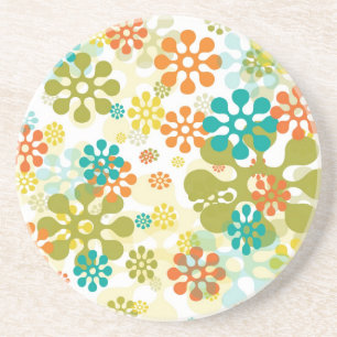 Dessous De Verre En Grès Bruit de fleur