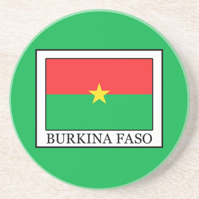 Dessous De Verre En Grès Burkina Faso (Devant)