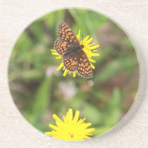 Dessous De Verre En Grès Butterfly