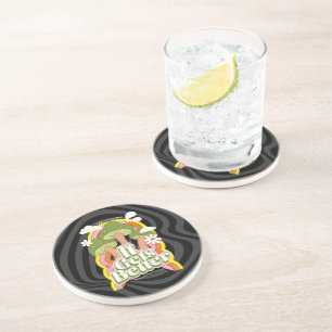 Dessous De Verre En Grès Ça devient mieux   Personnalisation de Good Vibes 