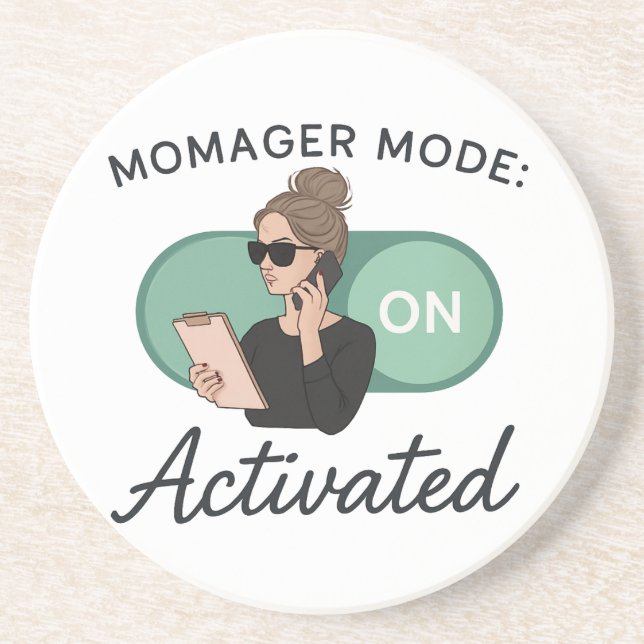 Dessous De Verre En Grès Cadeau élégant pour mamans (Devant)