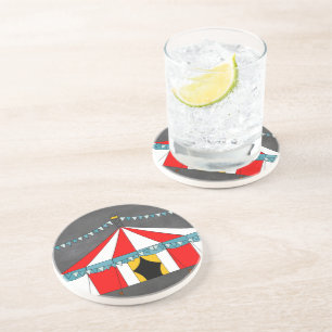 Dessous De Verre En Grès Cadeaux de fête de cirque