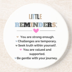 Dessous De Verre En Grès Cadeaux de motivation inspirants Petits rappels