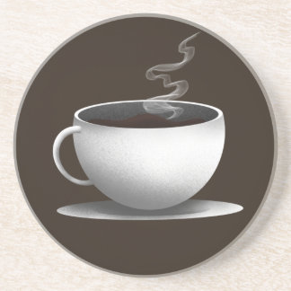 Dessous De Verre En Grès Café