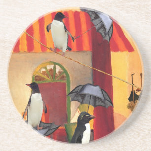 Dessous De Verre En Grès Café de pingouin