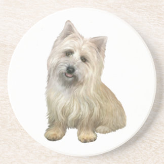 Dessous De Verre En Grès Cairn Terrier (4b)
