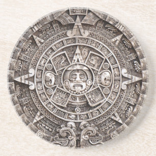 Dessous De Verre En Grès Calendrier maya