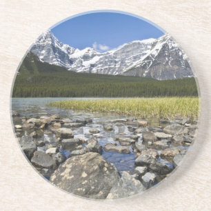 Dessous De Verre En Grès Canada, Alberta, montagnes Rocheuses, Banff Nation