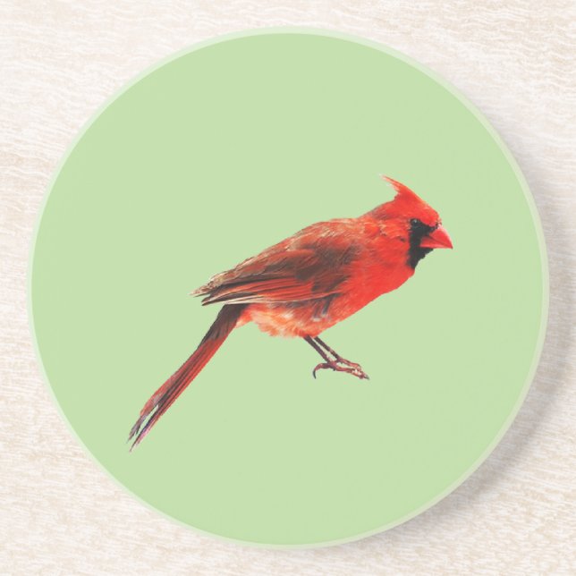 Dessous De Verre En Grès Cardinal(s) (Devant)