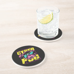 Dessous De Verre En Grès Carlin numérique   Chien Carlin Cool