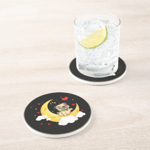 Dessous De Verre En Grès Carlin sur la lune Saint Valentin Beauté