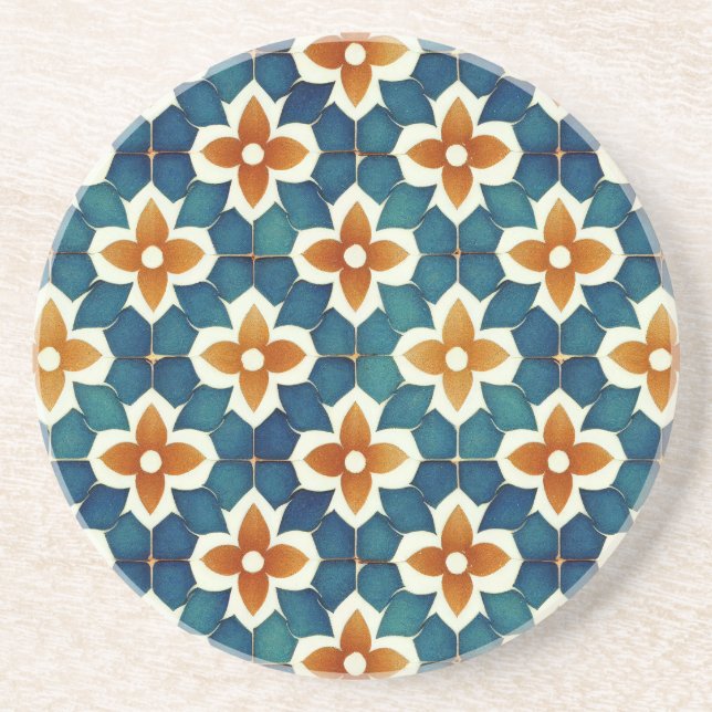 Dessous De Verre En Grès Carrelage marocain (Devant)