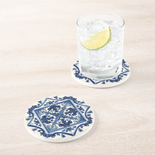Dessous De Verre En Grès Carrelage méditerranéen, Portugais, Azulejo, Majol