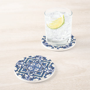 Dessous De Verre En Grès Carrelage méditerranéen, Portugais, Azulejo, Majol
