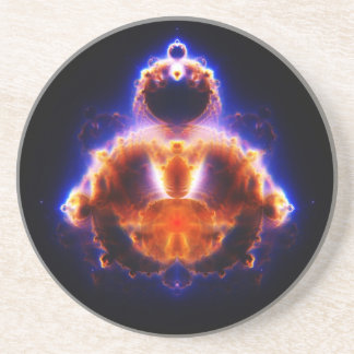 Dessous De Verre En Grès Carte Bouddhabrot Mandelbrot Set Gautama Bouddha