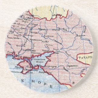 Dessous De Verre En Grès CARTE : L'UKRAINE, c1906