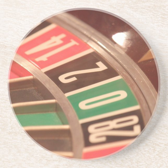 Dessous De Verre En Grès Casino Roulette Roulette Roulette Roulette Style R (Devant)