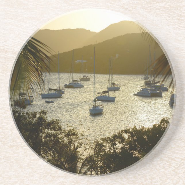 Dessous De Verre En Grès Catamarans et voiliers (Devant)