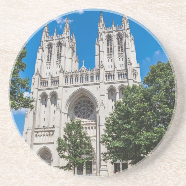 Dessous De Verre En Grès Cathédrale nationale de Washington (Devant)