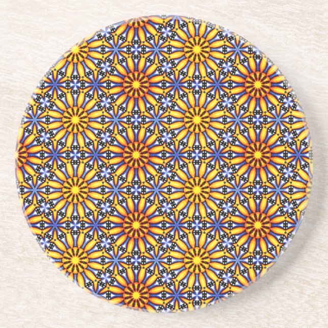 Dessous De Verre En Grès Celestial Sun (Devant)