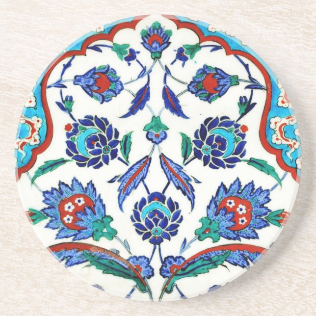 Dessous De Verre En Grès céramique d'iznik (Devant)