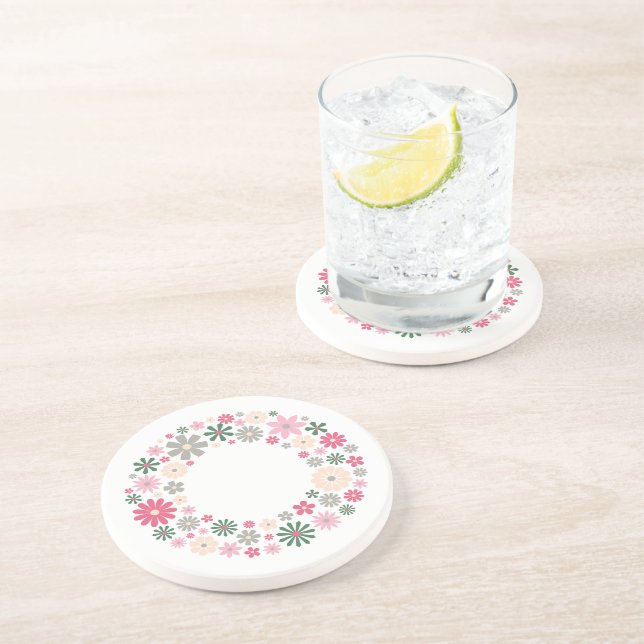 Dessous De Verre En Grès Cercle de joie (Côté)