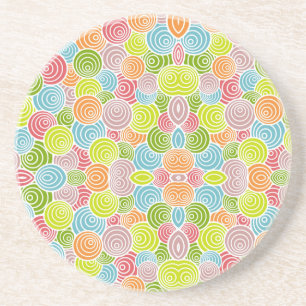 Dessous De Verre En Grès Cercles en cercles