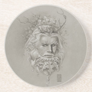 Dessous De Verre En Grès Cernunnos