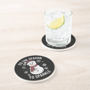 Dessous De Verre En Grès C'Est La Saison Pour Éclater Le Cadeau De Noël