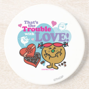 Dessous De Verre En Grès C'est le problème avec l'amour !