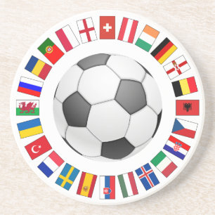 Dessous De Verre En Grès Championnat d'Europe de football 2016