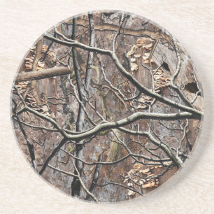 Dessous De Verre En Grès Chasse Camouflage Motif 8