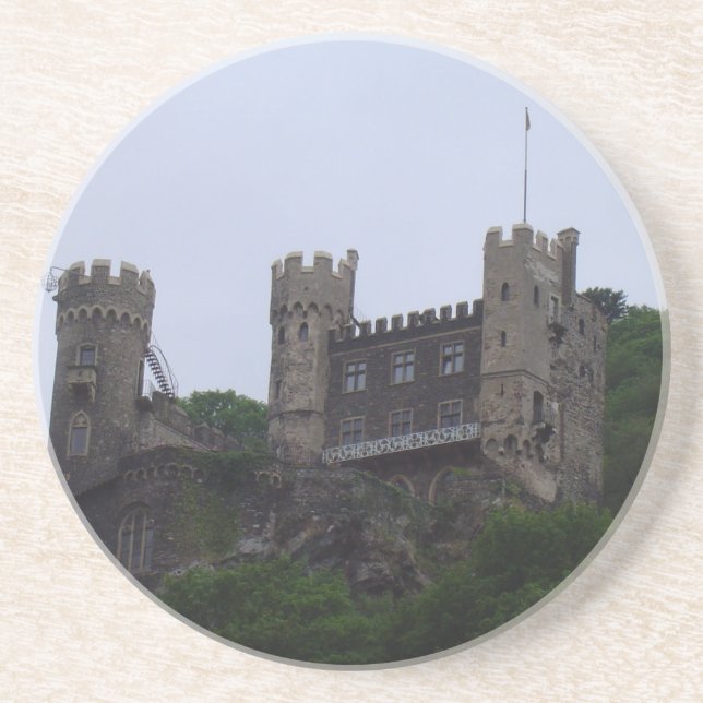 Dessous De Verre En Grès Château de Rhein (Devant)