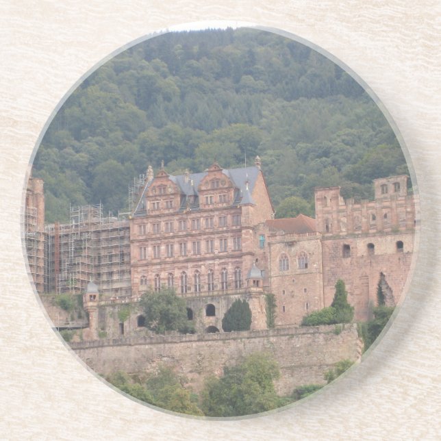 Dessous De Verre En Grès Château d'Heidelberg (Devant)