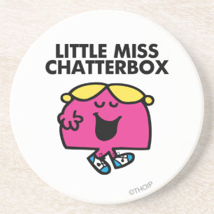 Dessous De Verre En Grès Chatter Avec Little Miss Chatterbox
