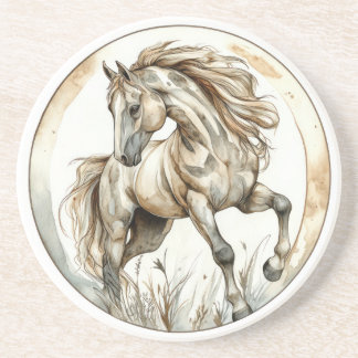 Dessous De Verre En Grès Cheval Wild Tame et collection intemporelle