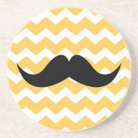 Chevalier jaune motif moustache soif grès