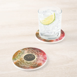 Dessous De Verre En Grès Chic Tie Dye OM
