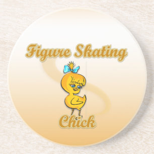 Dessous De Verre En Grès Chick de patinage artistique