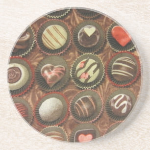 Dessous De Verre En Grès Chocolats et truffes